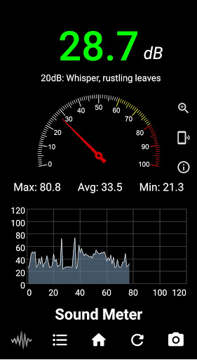 Vibration Meter & Sound Meter Screen 2