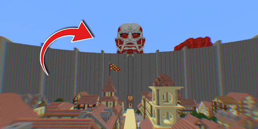 Map Attack of Titans For Minecraft