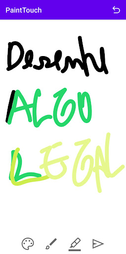 Android application PaintTouch screenshort