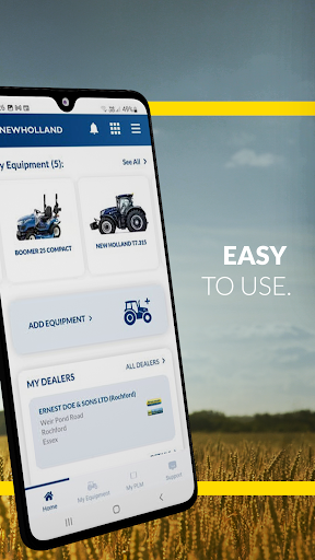 Android application MYNEWHOLLAND screenshort