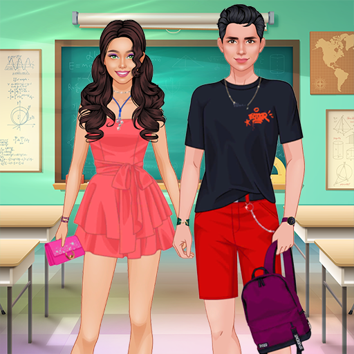 School Couple dress up Download on Windows