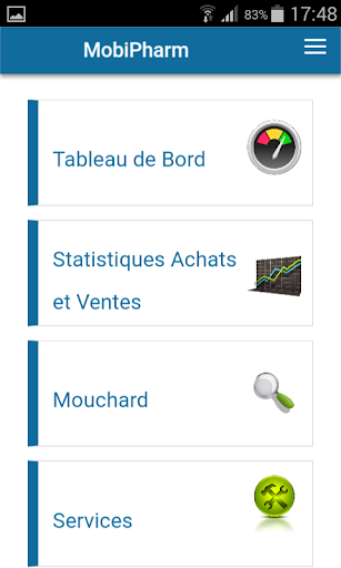 Android application Mobipharm PRO screenshort