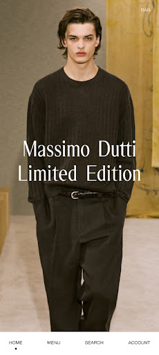 Screenshot of Massimo Dutti: Clothing store