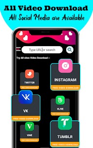 VidMedia Video Downloader Apk Social Superfast Browser for Android 2