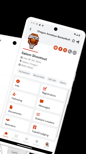 Oregon Amateur Basketball Screen 2