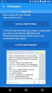 Stickergram (Telegram, WhatsApp Sticker Builder ) स्क्रीनशॉट