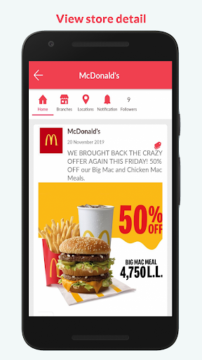 Offerat: Shopping Offers Screen 3