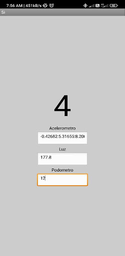 Android application Sensores45900 screenshort