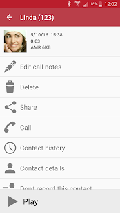 Automatic Call Recorder Pro Capture d'écran