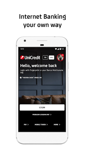 Mobile Banking UniCredit Screen 3