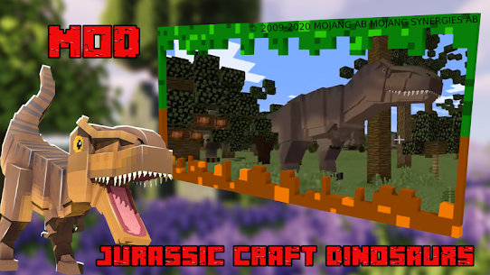 Jurassic craft dinosaurs mod 3