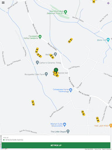 Guernsey Taxi App Screen 3
