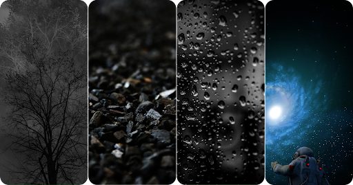 Android application Black HD Wallpaper screenshort