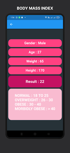 BODY MASS INDEX Screenshot 3 - AppWisp.com