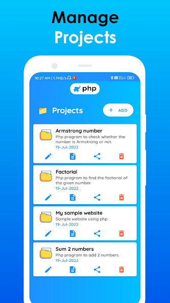 PHP Editor - Code and run PHP 1.1.0 APK + Mod (Unlimited money) untuk android