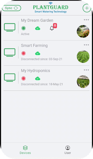 Android application PlantGuard - Smart Watering screenshort