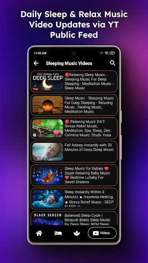 Sleeping Relaxing Music Screen 3
