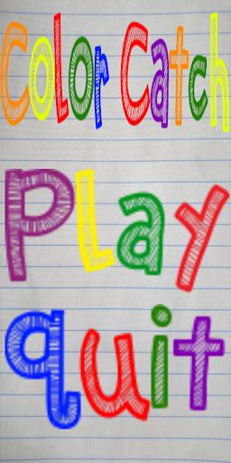 Android application ColorCatch, Color Learning App screenshort