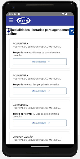 HSPM Saúde screenshot 4