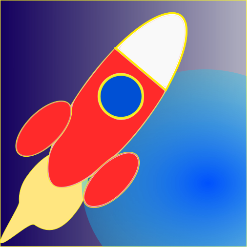 Rocket to Uranus Game! logo