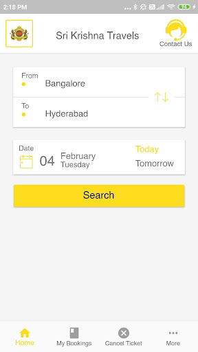 Sri Krishna Travels Screen 2