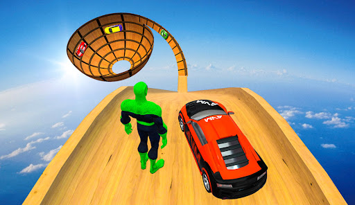 Superhero Well of Death Stunts