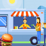 Burger maker city custmer icon