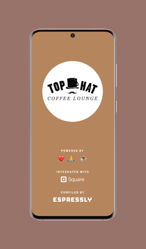 Android application Top Hat Coffee Lounge screenshort