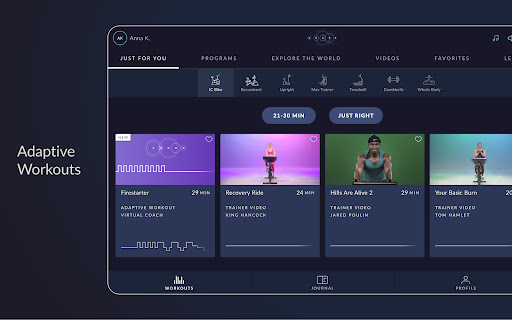 Screenshot of JRNY®