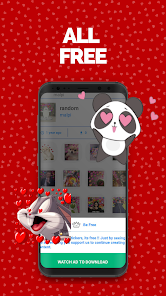 Screenshot 4 Stickers Amor Romanticos love android