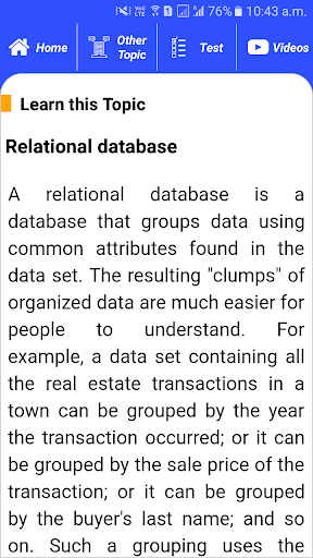 Database management system