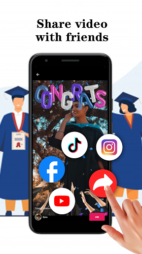 Happy Graduation - Photo  Video Editor