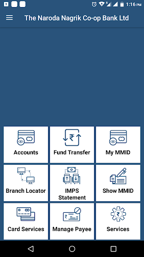 THE NARODA NAGARIK CO-OP BANK Screen 3