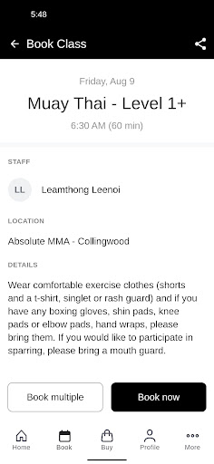 Absolute MMA Screen 3