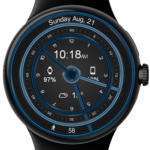 Simple Fuzion HD Watch Face  Icon