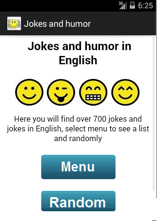 Android application Funny Jokes screenshort
