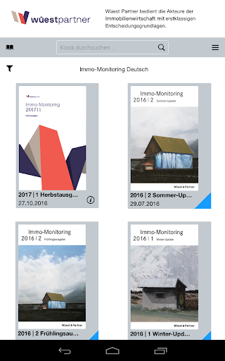 Android application Wüest Partner screenshort
