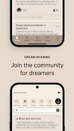Screenshot of Temenos Dream - Dream Journal