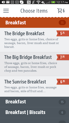 The Bridge Restaurant Screen 3