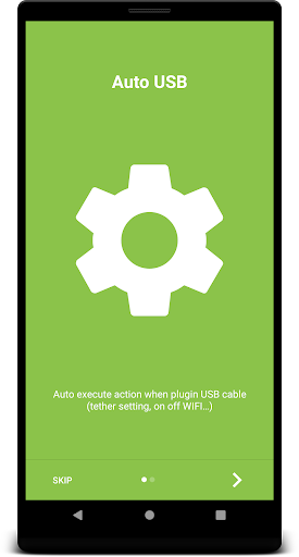 Android application Auto USB Tethering screenshort