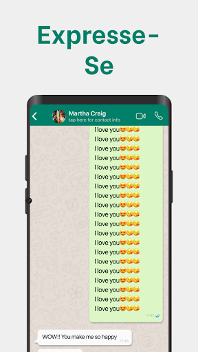 Repetição de texto e fontes Aa Captura de Tela do Aplicativo Android 2