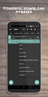 1DM+: Captura de tela do navegador, vídeo, áudio, downloader de torrent