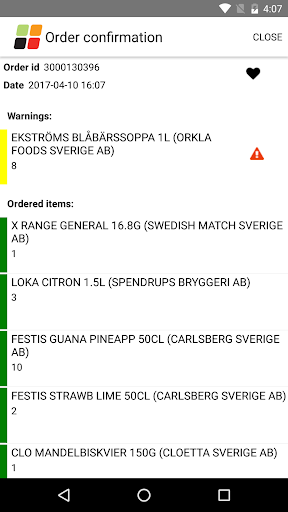 Privab Order Screen 3