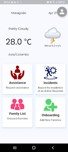 SLRCS Disaster Response Screen 3