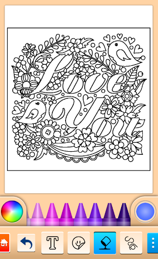 Valentines love coloring book screenshots 11