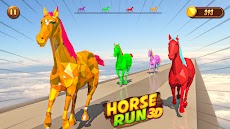 馬 おかしい 人種 3D 馬 一角獣 ゲームのおすすめ画像1