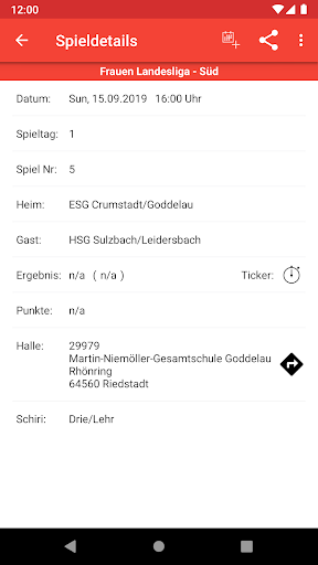 HSG Sulzbach/Leidersbach Screen 3