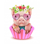 Cover Image of Unduh Cute Pig Cartoon HD Wallpaper 1.0 APK