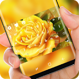 Yellow Flower HD Keyboard Love Rose Theme icon