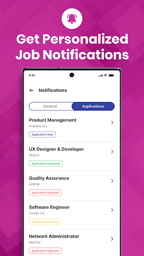 Screenshot of Yulys Job Search